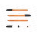 Ручка шариковая EK 47583 U-108 Orange Stick черный*50