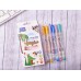 Ручки гелевые MAZARI Jungle  6цветов с  блестками 0.9, M-5426-6 *10/80/160 Ручки гелевые MAZARI Jungle  6цветов с  блестками 0.9, M-5426-6 *10/80/160
