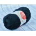 Пряжа Мериносовая 02 Черный 100г шерсть50% акр50% Пряжа Мериносовая 02 Черный 100г шерсть50% акр50%