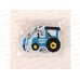 Термоаппликация трактор 5,3*4,3см 10шт 3020550