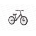 Беговел 14" RUSH HOUR WALKER черный В, 282428 Беговел 14" RUSH HOUR WALKER черный В, 282428