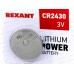 Батарейка REXANT CR2430, 30-1109 *5/50 Батарейка REXANT CR2430, 30-1109 *5/50
