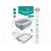Корзина складная большая 37л белая TD 0533 Корзина складная большая 37л белая TD 0533