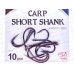 Крючок KOI &quotCARP SHORT SHANK" р.2 (INT), цвет BN, карповый (10шт) КН9161-2BN