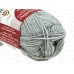 Пряжа Мериносовая 386 светло-серый меланж 100г шерсть50% акр50%