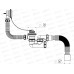 Сифон для ванны 1 1/2&quot*40 регулируемый с выпуском и переливом, металлическая решетка с гофротрубой 40*50, V250 *30