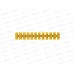 Клеммная колодка винтовая REXANT КВ-4 (1,5-4мм), ток 3,желтый , 07-5004-3