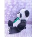 Панда Чика 38см, черно-белый с лентой, ПЧ-50  Мила