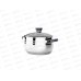 Кастрюля Mercury 2,1л LR02-470 16см нержавеющая сталь Кастрюля Mercury 2,1л LR02-470 16см нержавеющая сталь