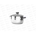 Кастрюля Mercury 3,9л LR02-472 20см нержавеющая сталь Кастрюля Mercury 3,9л LR02-472 20см нержавеющая сталь