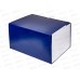 Папка архивная 20см Lamark складная бумвинил,синяя, 0120 *25