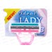 IDEAL LADY 3 одноразовые бритвенные станки женские 24шт на карте *576