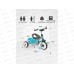 Велосипед 3-х кол. WERTER BERGER TRIKE XG 11214-3 мятный М, 306473