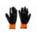 Перчатки нейлоновые  №10 оранжево/черные №77/1 *12/840
