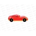 Машина Turbo &quotV" красная 18,5см, И-5850  *30