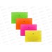 Папка-конверт пластиковая на кнопке А5+ EK Glossy Neon 50305 Папка-конверт пластиковая на кнопке А5+ EK Glossy Neon 50305