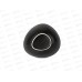 Салатник треугольный Rock Black 16см DM8024