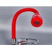Смеситель для кухни гибкий излив 2 режима с гайкой, красный, E4105+E61 Смеситель для кухни гибкий излив 2 режима с гайкой, красный, E4105+E61