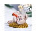 Копилка  &quotЗаяц с морковкой&quot серый 10*11см 7820323