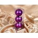 Набор елочных шаров 3шт "Матовый" 6см фиолетовый 183-872 Набор елочных шаров 3шт "Матовый" 6см фиолетовый 183-872