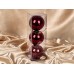 Набор елочных шаров 3шт "Глянец" 8см темный рубин 201-1757 Набор елочных шаров 3шт "Глянец" 8см темный рубин 201-1757