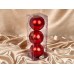 Набор елочных шаров 3шт "Матовый" 8см красный 183-923 Набор елочных шаров 3шт "Матовый" 8см красный 183-923