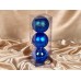 Набор елочных шаров 3шт "Микс фактур" 8см синий 183-944 Набор елочных шаров 3шт "Микс фактур" 8см синий 183-944