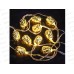 Гирлянда 2м "Фонарь" 10LED шампань 381-225 г