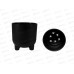 Горшок для цветов Фита 4,3л Черный (с вкладкой) д.19  *8