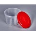 Контейнер для продуктов &quotAsti&quot круглый 0,8л красный 221100606/03*22