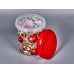 !!!Банка 1л Asti с крышкой красный 221154806/03 *18
