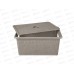 Корзина 20л &quotWenge&quot 430*300*200мм с крышкой серый 221306035/04