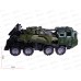 Машина Военный тягач "Щит" с танком (камуфляж) 258/1 *4 Машина Военный тягач "Щит" с танком (камуфляж) 258/1 *4