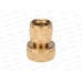 Коннектор латунный, быстросъемный для шланга 3/4 Четыре Сезона 62-0214