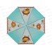 Зонтик 510-Е6 голубой полупрозрачный с пчелками *36   гб