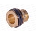 Врезка для бочки с контргайкой латунь 1", 36334 PROFLINE