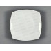 Тарелка плоская квадратная d-22см белье 100б-тг8,5 *6/72