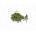 Вертолёт военный &quotАльфа&quot 72436 (в сеточке)  *24