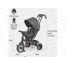 Велосипед 3-х кол. WERTER BERGER PREMIUM черный  XG7341-T167C 334949