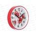 Часы настенные "21 Век" 2019-101(10) Маки Рубин красный корпус d=19,5 Часы настенные "21 Век" 2019-101(10) Маки Рубин красный корпус d=19,5