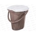 Ведро-туалет 19л &quotЛотос&quot Коричневый 431226414 *5 БП
