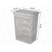 Корзина для белья 50л Светло-серый 431293430 *6 БП Корзина для белья 50л Светло-серый 431293430 *6 БП