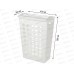 Корзина для белья 38л поворотная крышка узкая Белый 431255416 *6 БП Корзина для белья 38л поворотная крышка узкая Белый 431255416 *6 БП