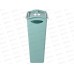 Корзина для белья 38л поворотная крышка узкая Светло-голубой 431255431 *6 БП