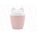 Ковш "Котофей" с крышкой Розовый М6475 *24 Ковш "Котофей" с крышкой Розовый М6475 *24