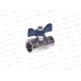 Кран шаровый FM 1/2 В гайка-штуцер бабочка Aqualink, 01158 *10/120 Кран шаровый FM 1/2 В гайка-штуцер бабочка Aqualink, 01158 *10/120
