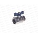 Кран шаровый FM 3/4 гайка-штуцер бабочка Aqualink, 01159 *10/100 Кран шаровый FM 3/4 гайка-штуцер бабочка Aqualink, 01159 *10/100