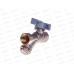 Кран шаровый с фильтром 1/2" бабочка, латунь, СТМ Стандарт *15/120
