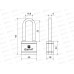 Замок навесной БУЛАТ чугунный в пластике ВС 364-01 ПЛ 5кл *6 14 514