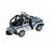 Машина "ТЕХНОПАРК" металлическая  UAZ HUNTER полиция, 11,5см, 329199